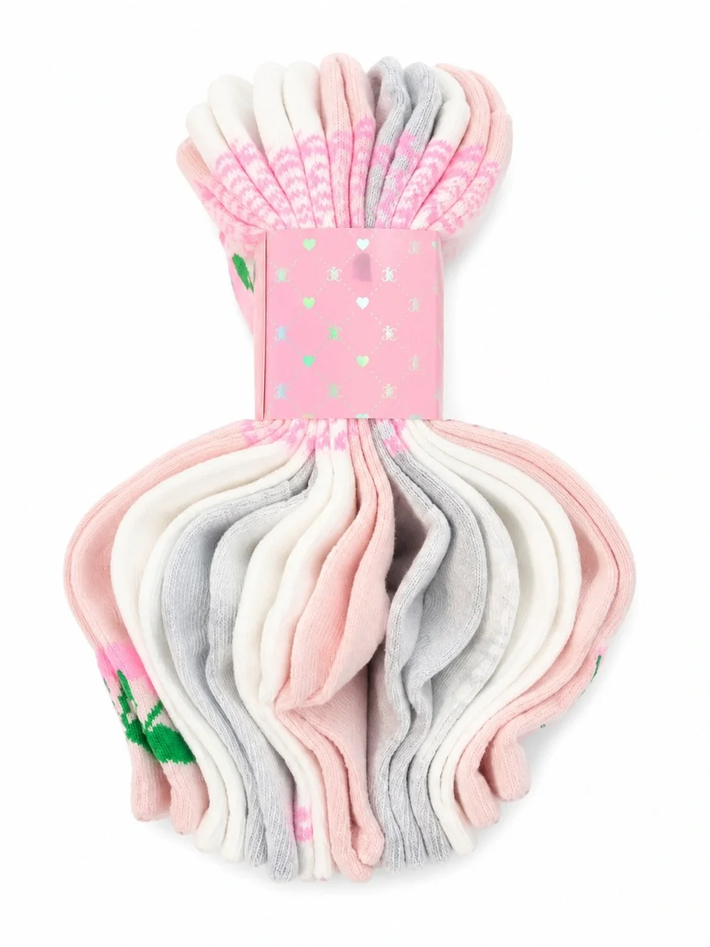 Juicy Couture Quarter Socks 8 Pack